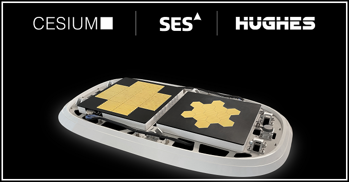 CesiumAstro, SES, and Hughes Team Up to Showcase Scalable Ka-Band SATCOM Terminal