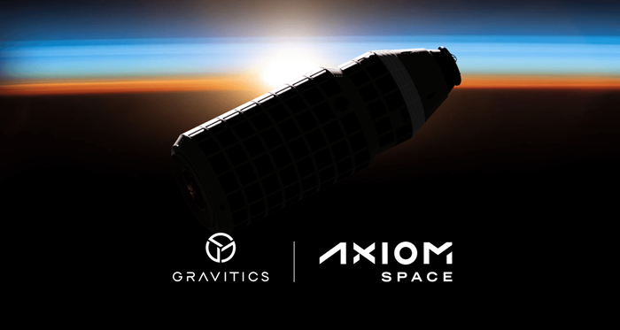 Gravitics Secures Axiom's Contract to Construct Commercial Space Infrastructure