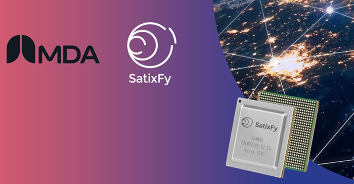 MDA Space Signs Agreement with SatixFy for Engineering Models and Space Grade Chipsets