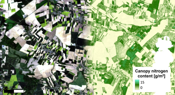 OHB Demonstrates Improved Monitoring of Grassland and Sugar Beets from Space