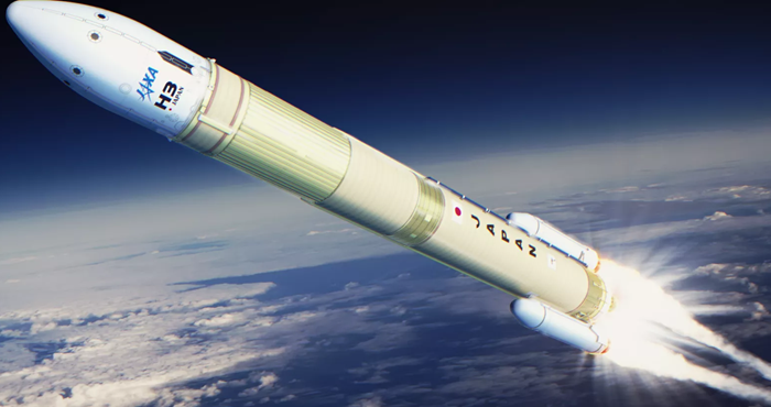 Beyond Gravity Rocket Nose Cone Celebrates Premiere on Japan's H3 Rocket
