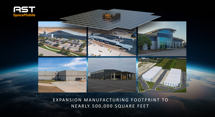 AST SpaceMobile Boosts Manufacturing Footprint to Fast-Track BlueBird Next-Gen Production