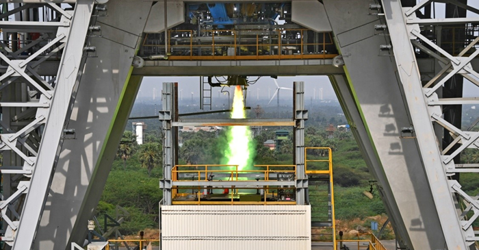 ISRO Successfully Conducts Ignition Test on Semi Cryogenic Pre-Burner Ignition Test Article