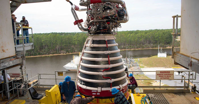 L3Harris Completes Assembly of the First RS-25 Engine for NASA's Artemis V Mission