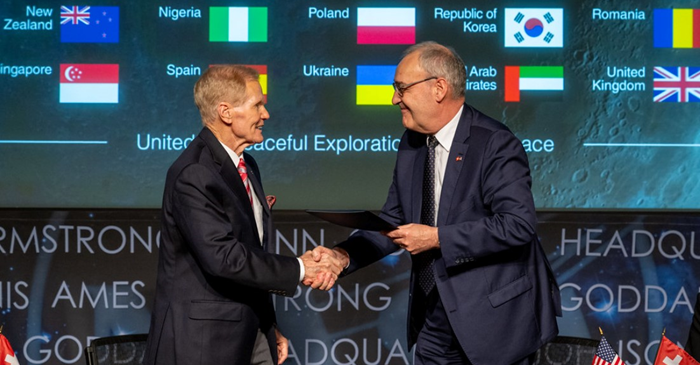 NASA Welcomes Switzerland as Latest Signatory to Artemis Accords