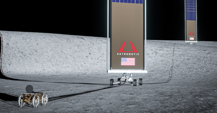 Astrobotic Announces LunaGrid, a Commercial Power Service for the Poles of the Moon