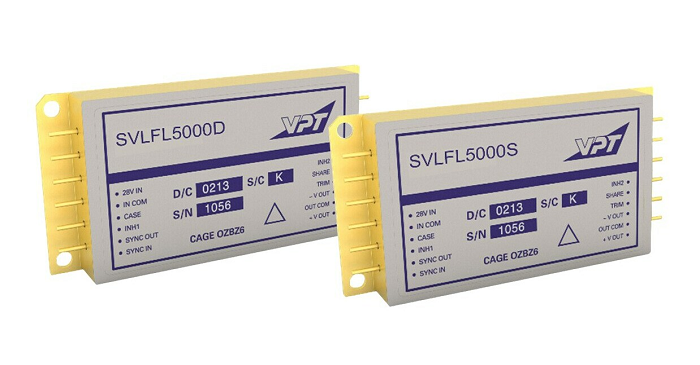 VPT Introduces New SVLFL5000 Series of Space-Qualified DC-DC Converters