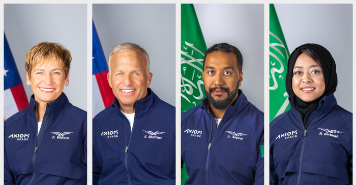 Axiom Space Announces Ax-2 Mission Crew for the Second All-Private Mission to ISS