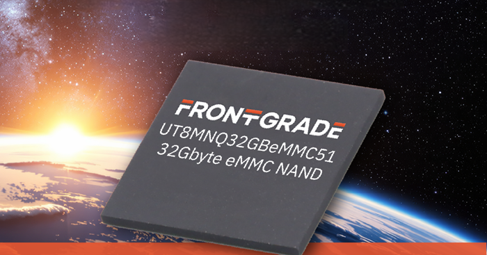 Frontgrade Launches 32GB Space-Grade eMMC for High-Reliability In-Orbit Data Storage