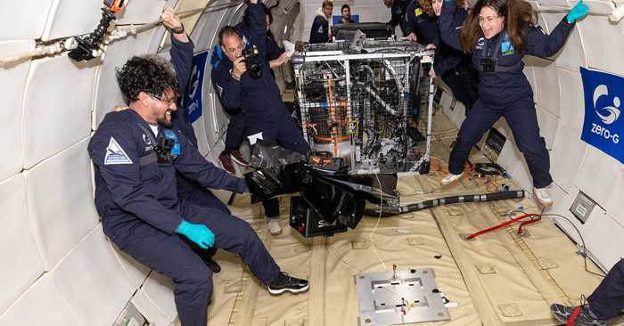 Space Forge Tests Origami Heat Shield in Zero Gravity Flight