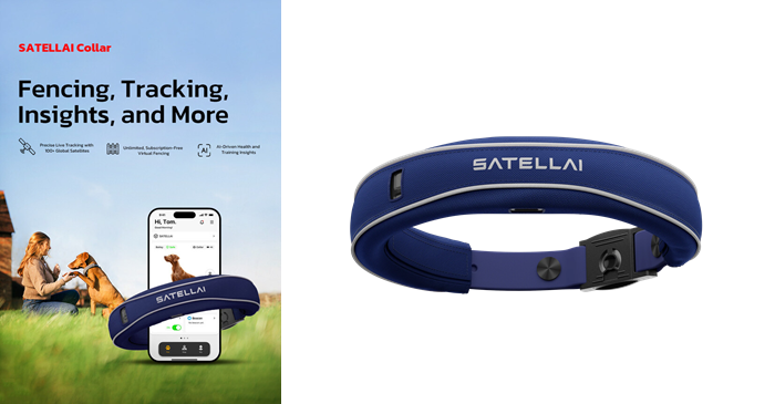 SATELLAI Launches Advanced AI-Enabled Pet Collar with Satellite Tracking and Health Monitoring