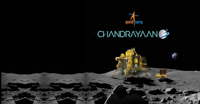 ISRO Announces the Successful Soft Landing of Chandrayaan-3 on Moon's Surface