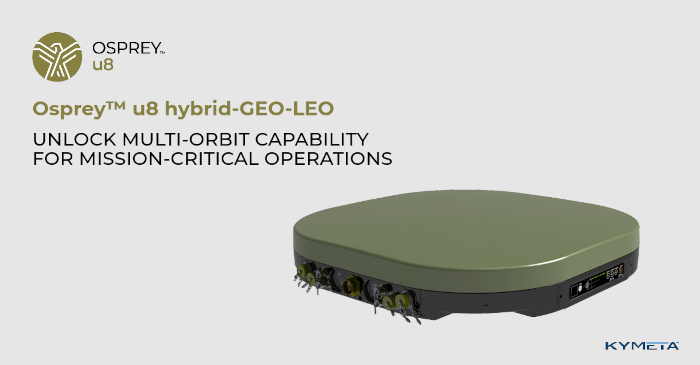 Kymeta Launches Multi-Orbit, On-the-Move Flat-Panel Antenna for Military Applications