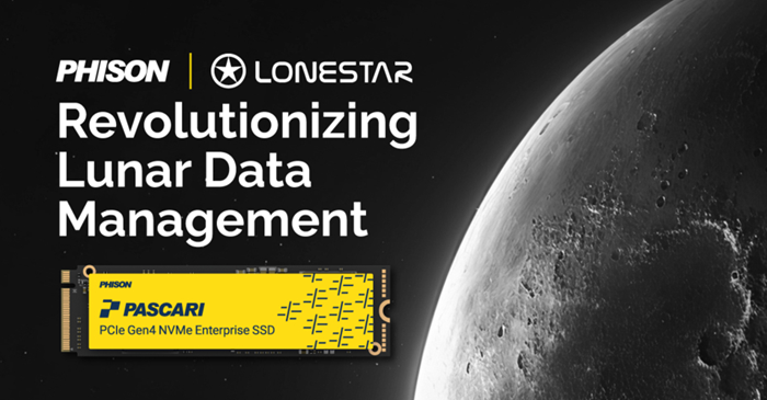 Phison and Lonestar Partner to Launch First Lunar Data Center Hardware