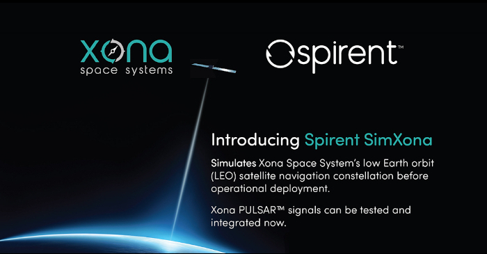 Spirent Announces the Certification of its LEO SatNav Constellation Simulator by Xona Space Systems